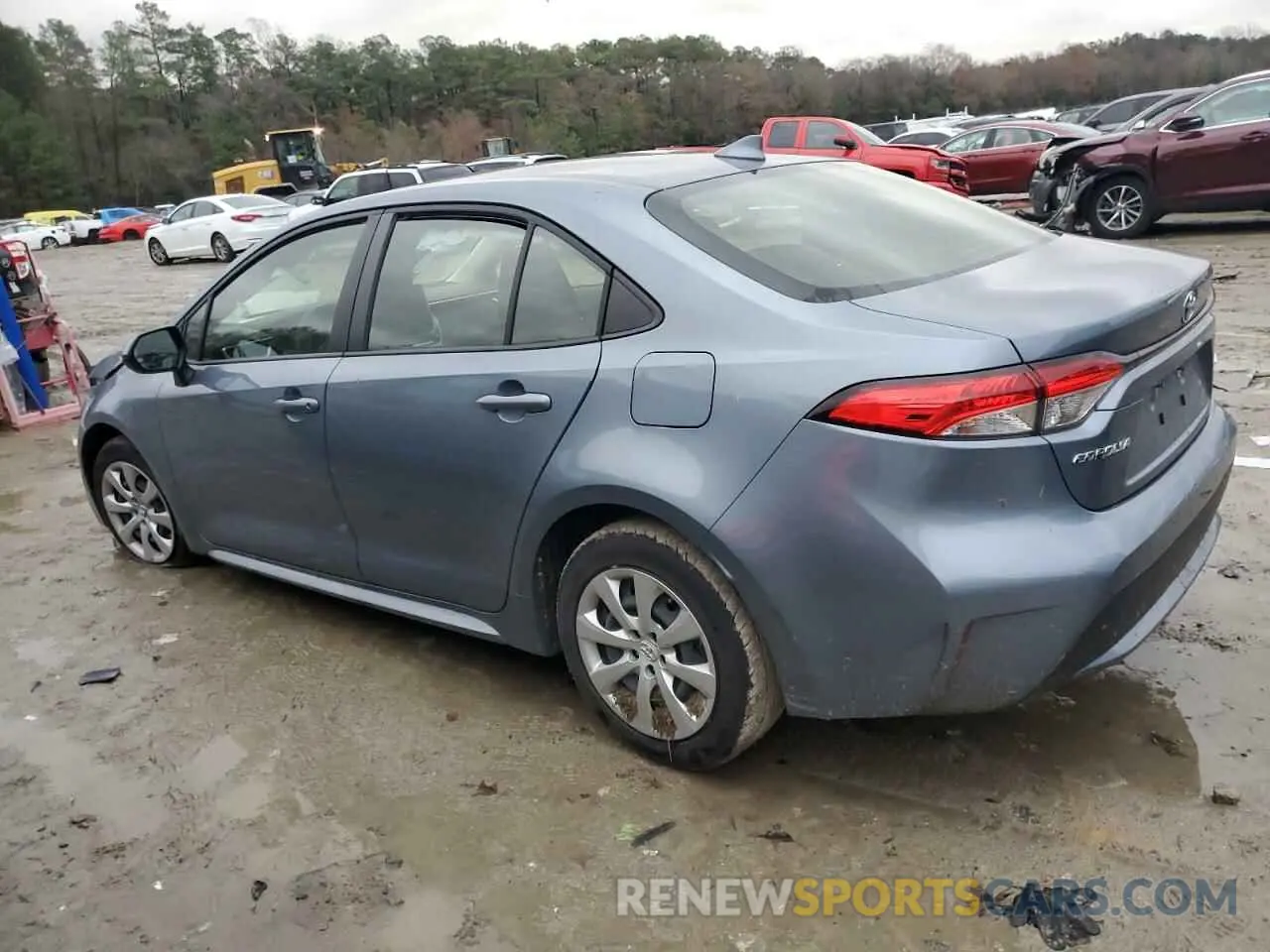 2 Photograph of a damaged car JTDEPRAE6LJ104748 TOYOTA COROLLA 2020