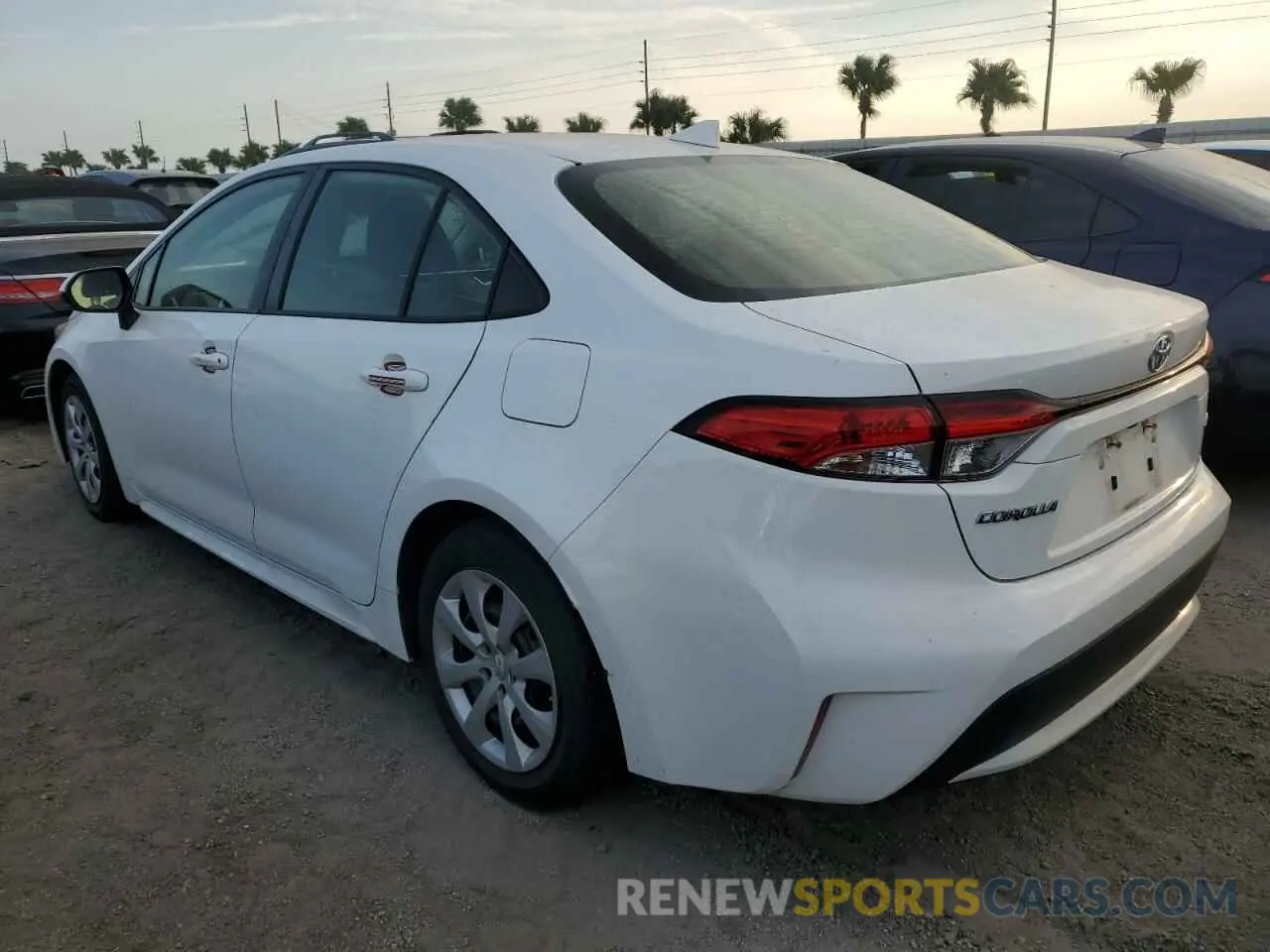 2 Photograph of a damaged car JTDEPRAE6LJ108329 TOYOTA COROLLA 2020