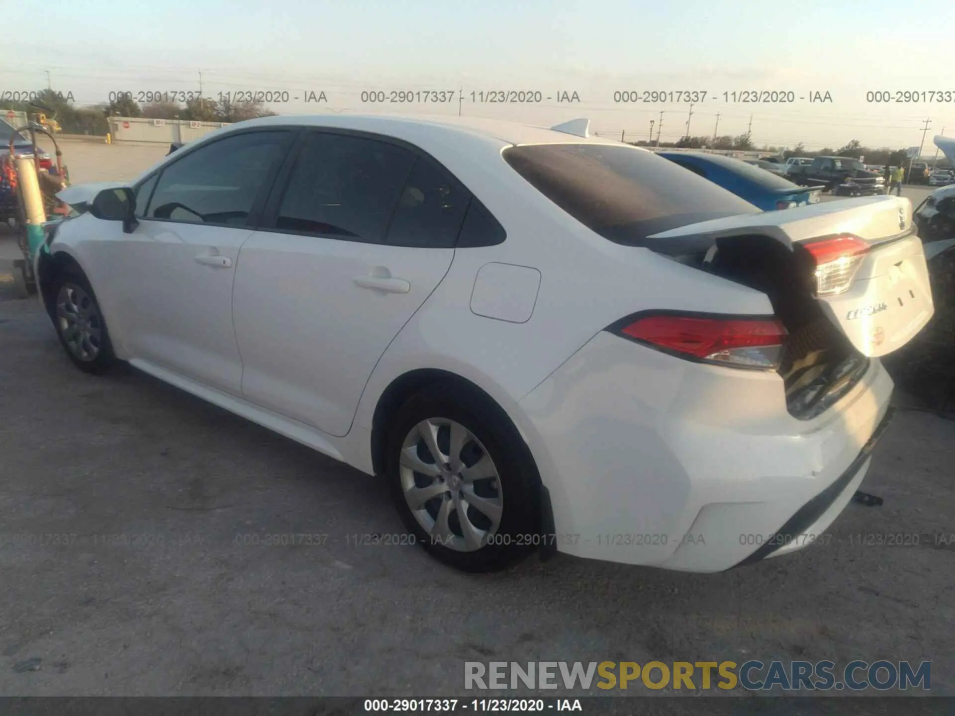 3 Photograph of a damaged car JTDEPRAE6LJ110257 TOYOTA COROLLA 2020