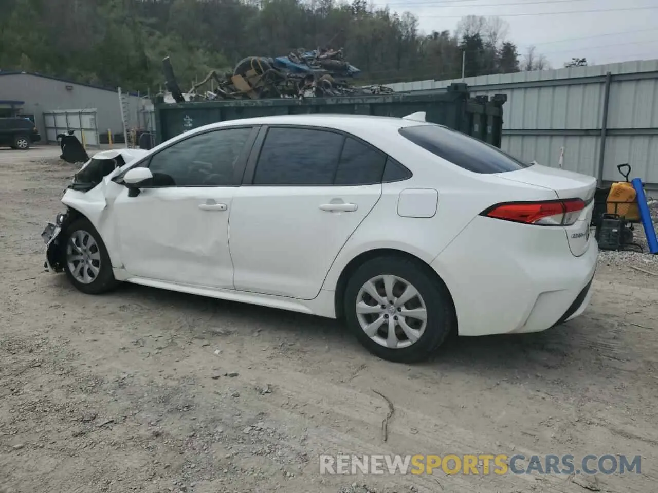2 Photograph of a damaged car JTDEPRAE7LJ000995 TOYOTA COROLLA 2020