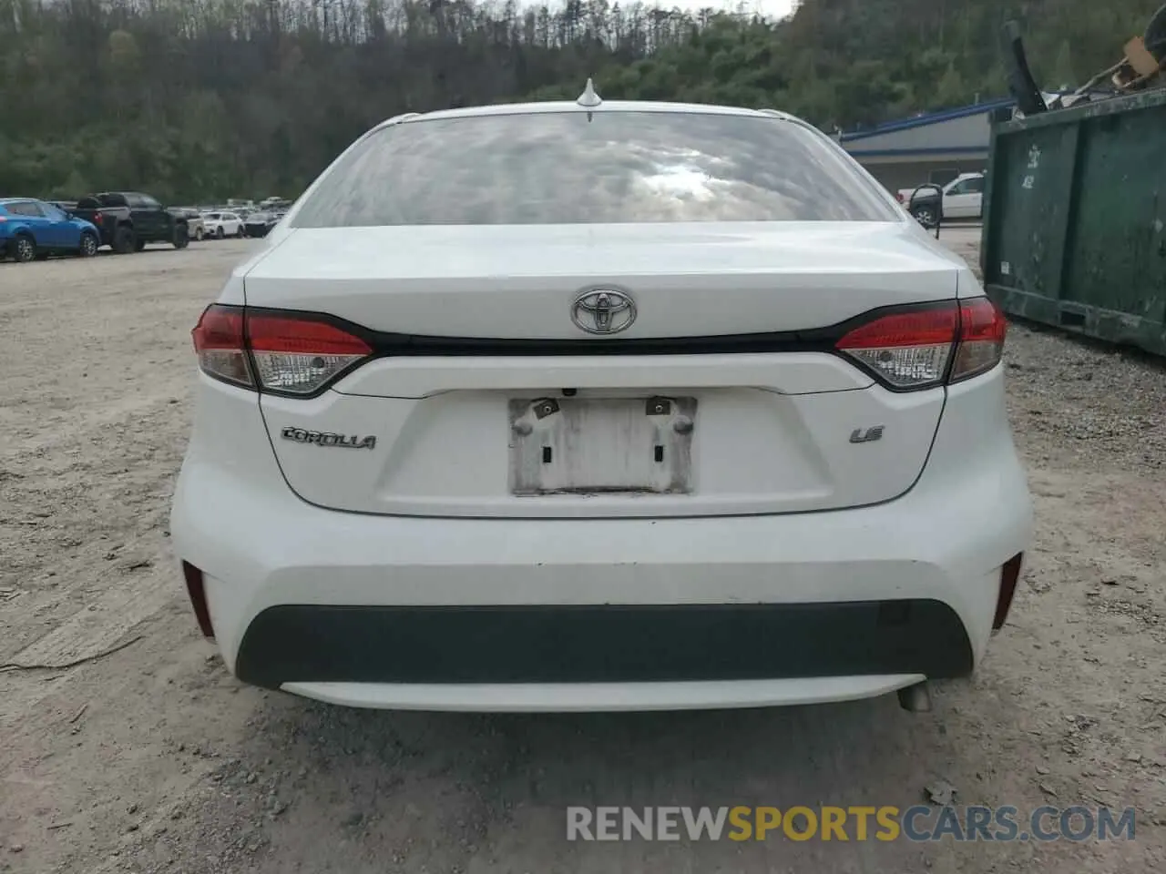 6 Photograph of a damaged car JTDEPRAE7LJ000995 TOYOTA COROLLA 2020