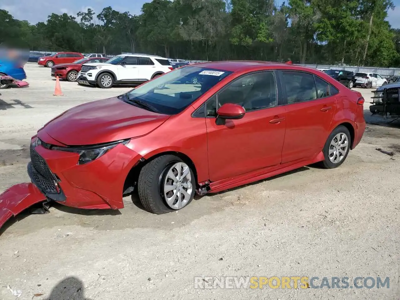 1 Фотография поврежденного автомобиля JTDEPRAE7LJ004528 TOYOTA COROLLA 2020