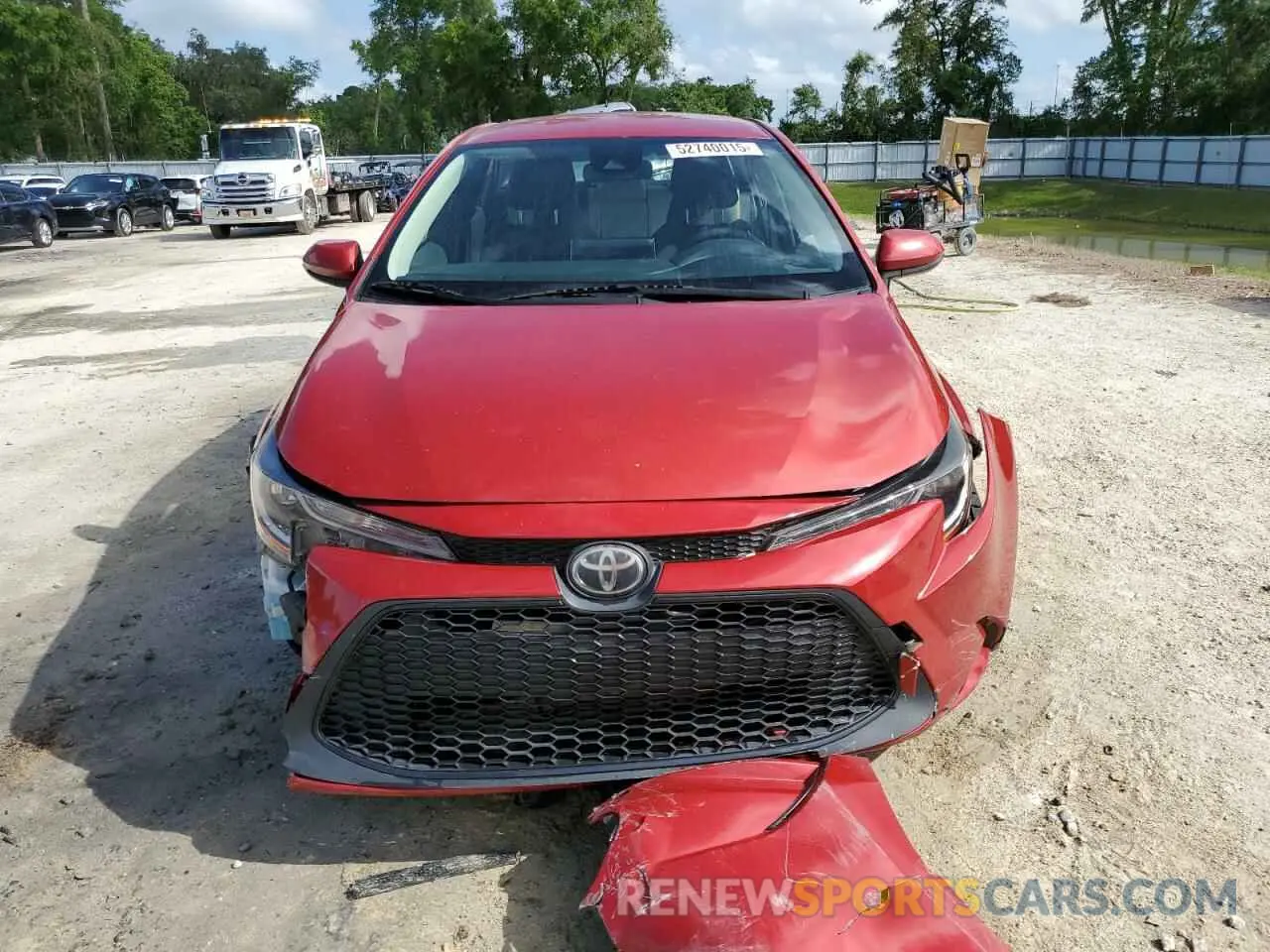 5 Фотография поврежденного автомобиля JTDEPRAE7LJ004528 TOYOTA COROLLA 2020