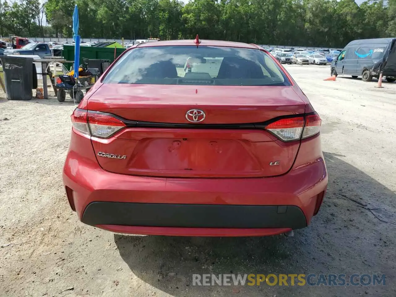 6 Фотография поврежденного автомобиля JTDEPRAE7LJ004528 TOYOTA COROLLA 2020