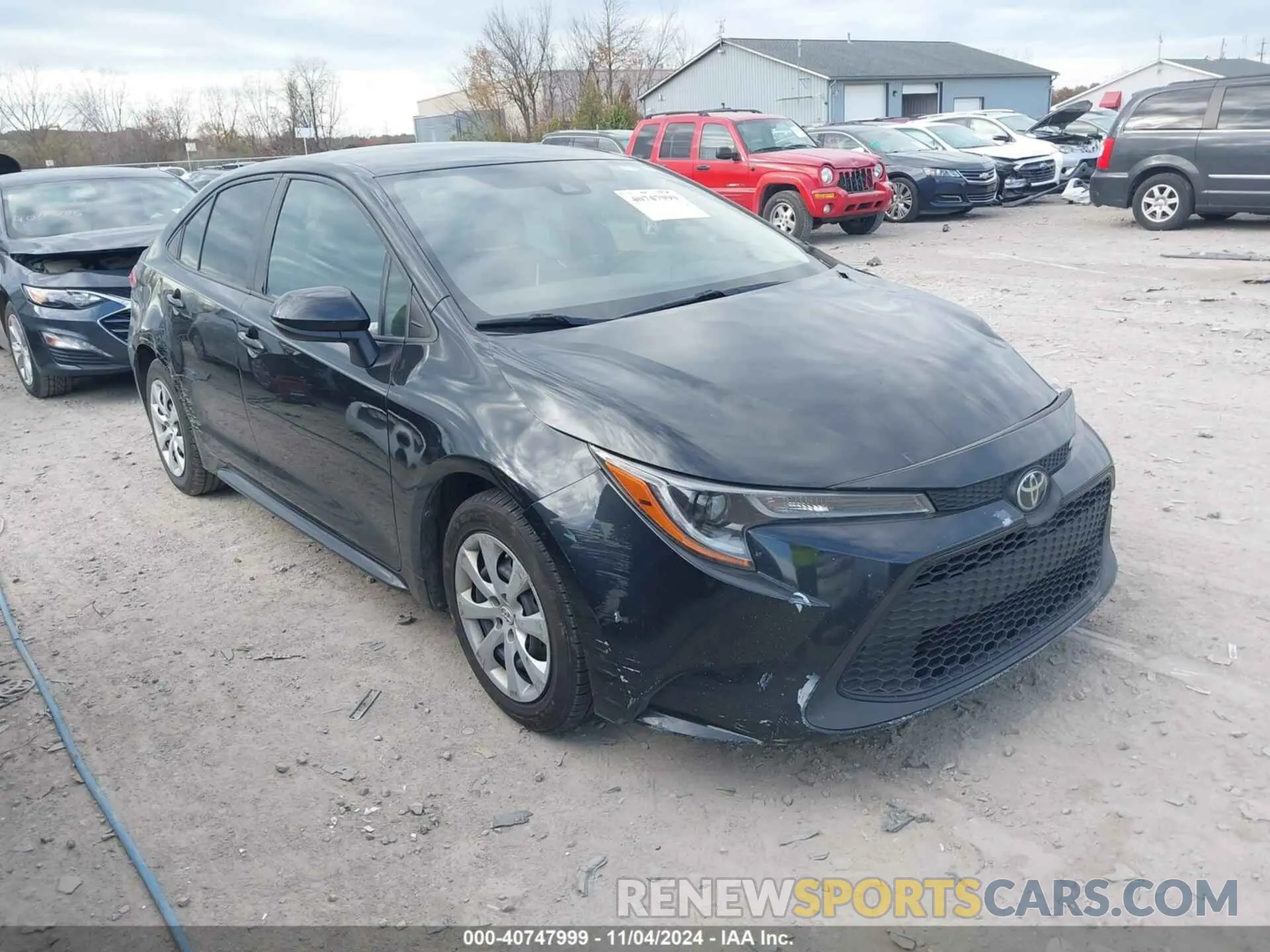1 Фотография поврежденного автомобиля JTDEPRAE7LJ006182 TOYOTA COROLLA 2020