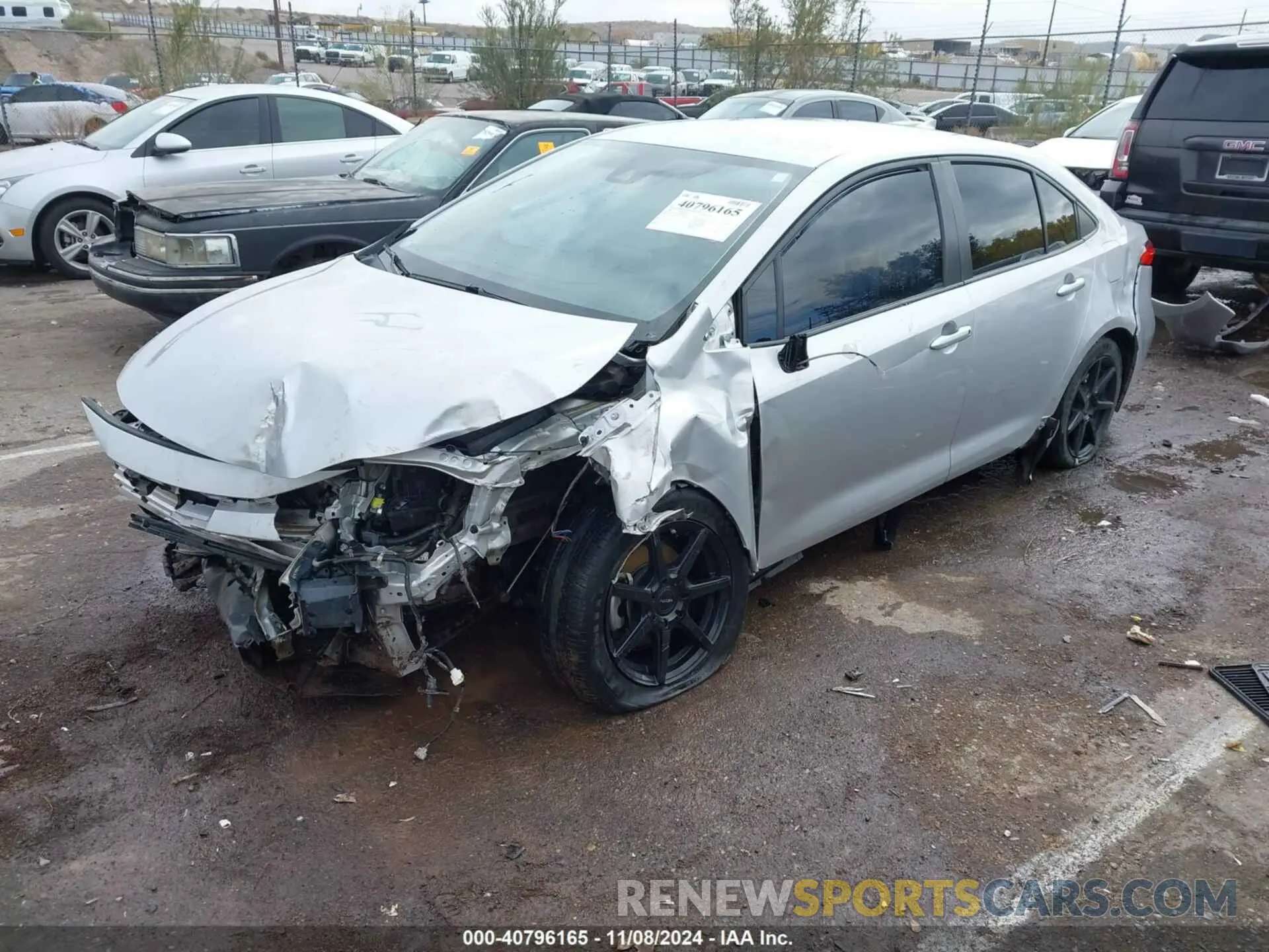 2 Photograph of a damaged car JTDEPRAE7LJ006263 TOYOTA COROLLA 2020