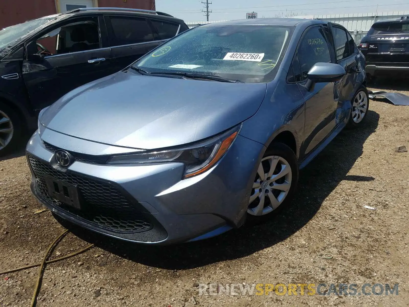 2 Photograph of a damaged car JTDEPRAE7LJ006893 TOYOTA COROLLA 2020