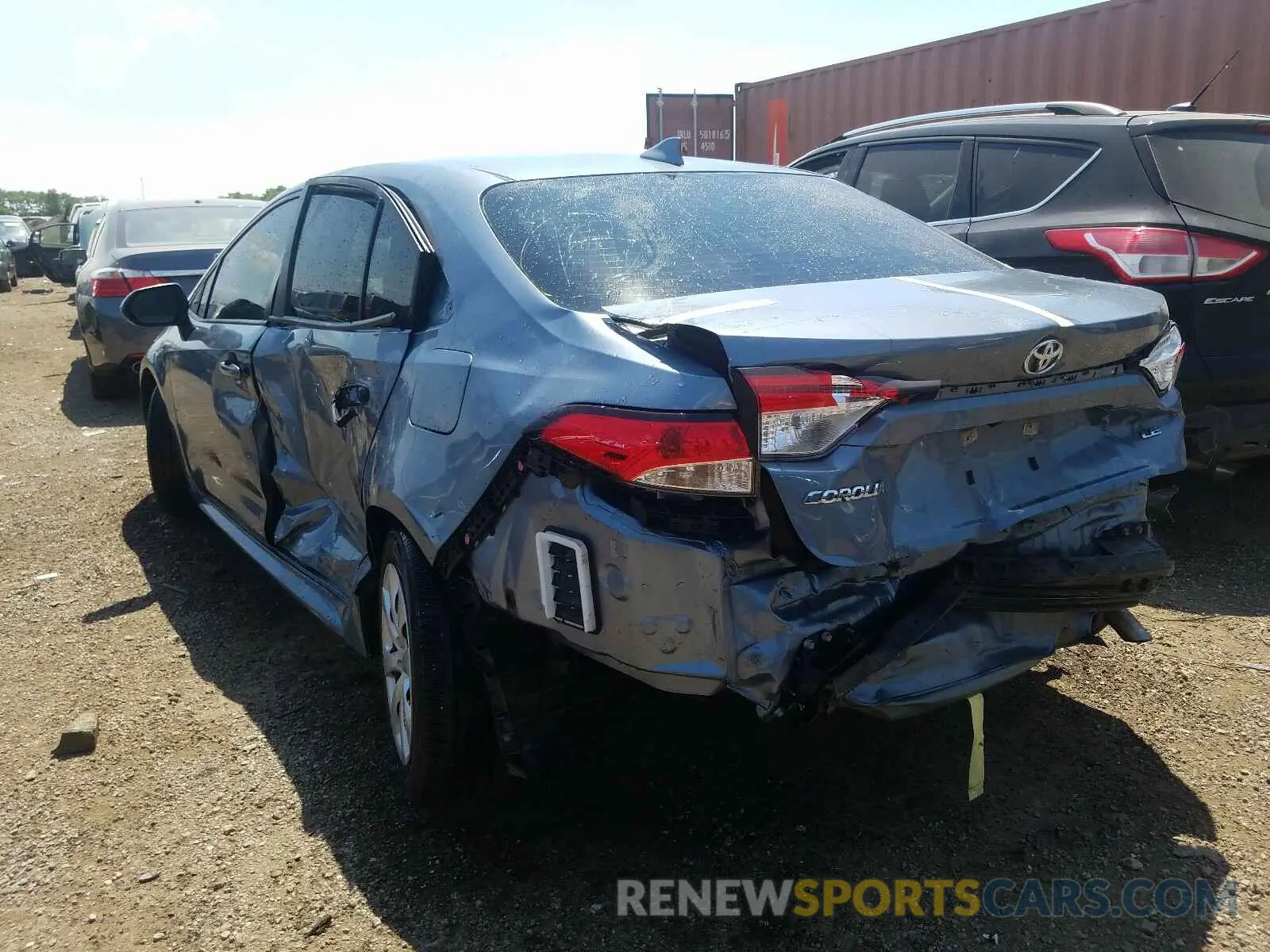 3 Photograph of a damaged car JTDEPRAE7LJ006893 TOYOTA COROLLA 2020