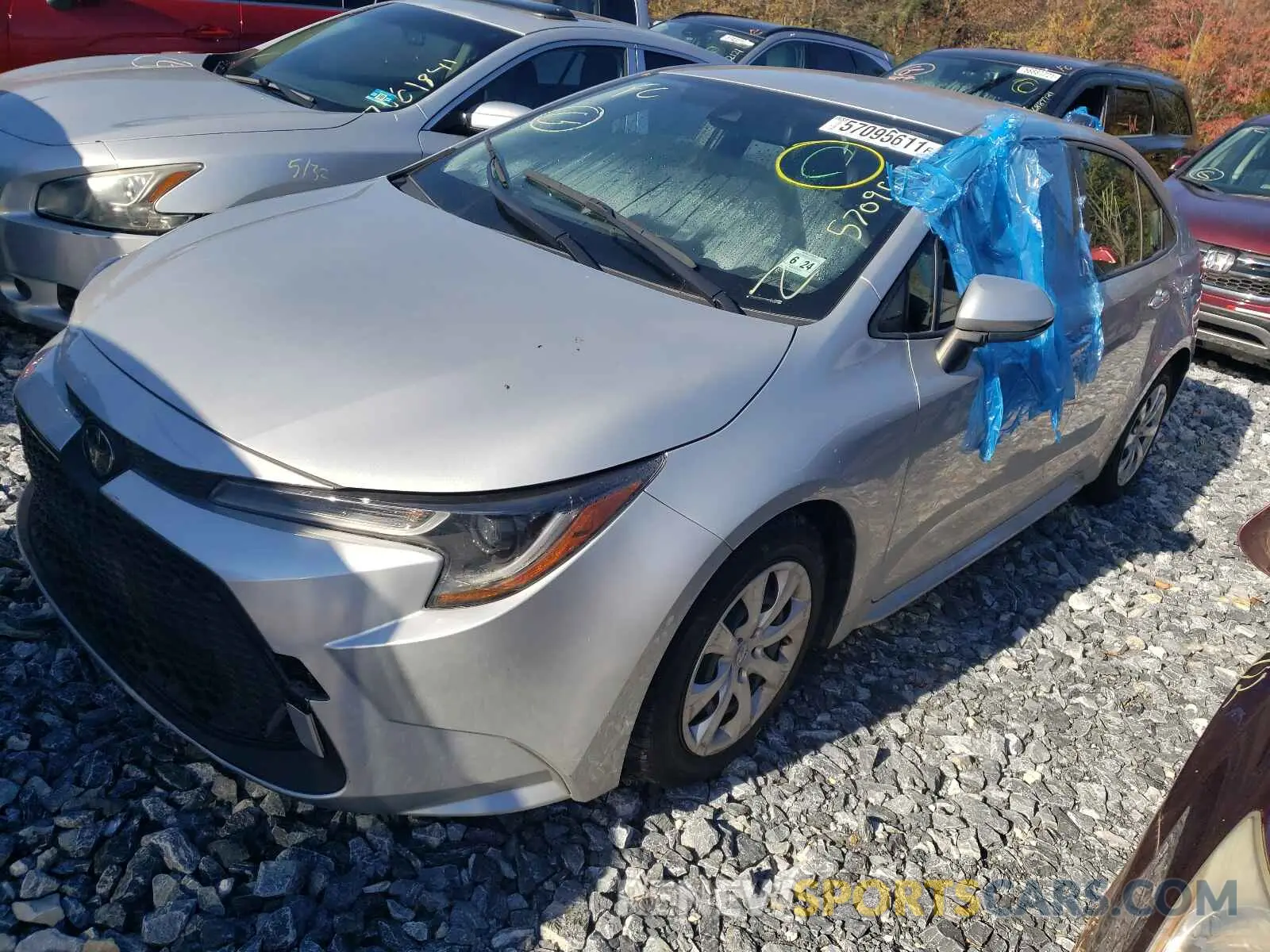 6 Photograph of a damaged car JTDEPRAE7LJ006960 TOYOTA COROLLA 2020