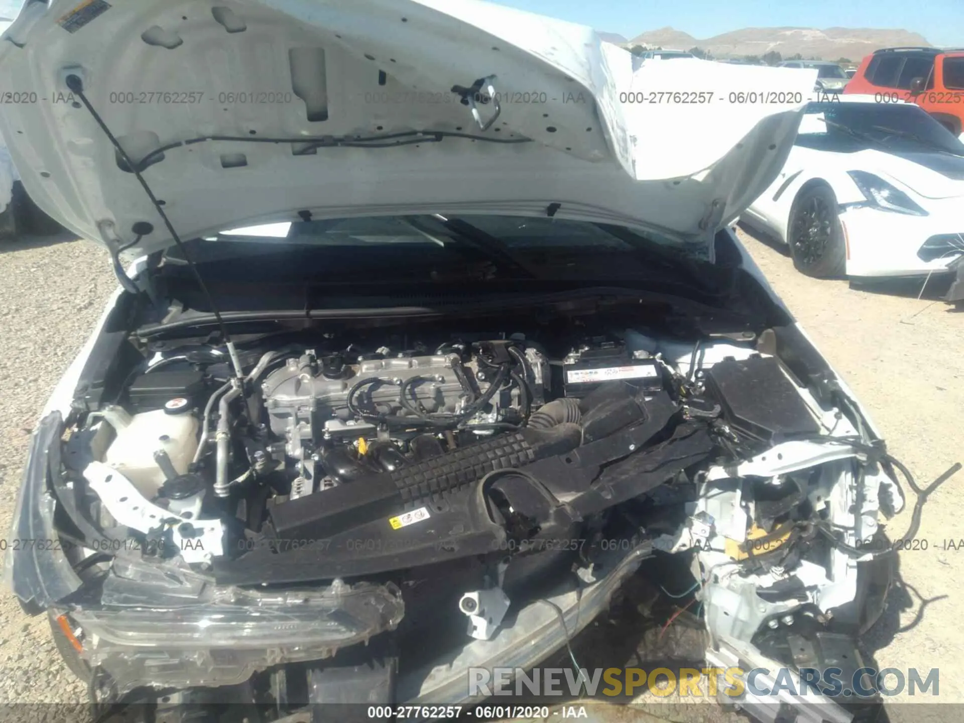 10 Photograph of a damaged car JTDEPRAE7LJ014315 TOYOTA COROLLA 2020