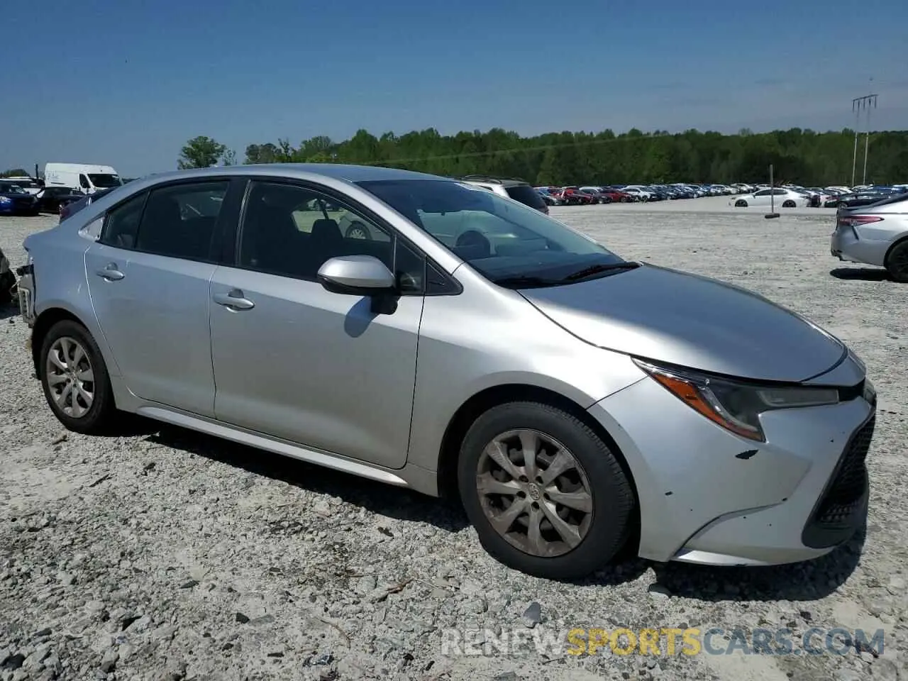 4 Фотография поврежденного автомобиля JTDEPRAE7LJ017988 TOYOTA COROLLA 2020