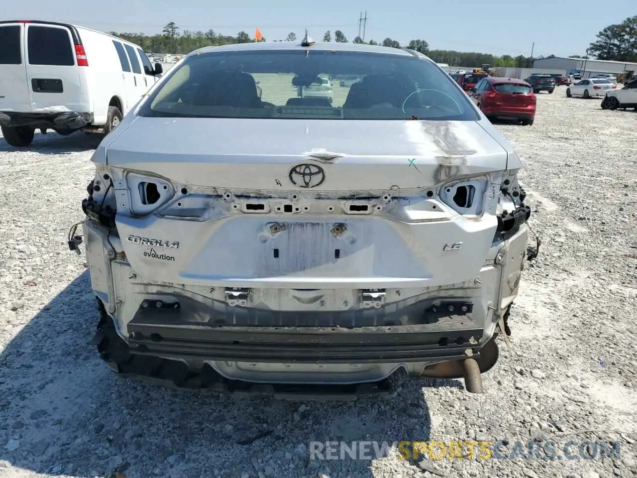 6 Фотография поврежденного автомобиля JTDEPRAE7LJ017988 TOYOTA COROLLA 2020