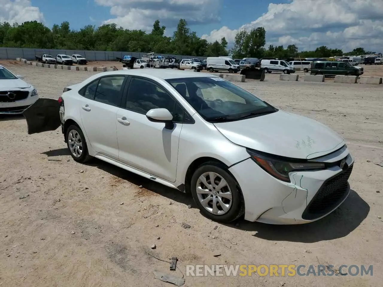 4 Фотография поврежденного автомобиля JTDEPRAE7LJ019031 TOYOTA COROLLA 2020
