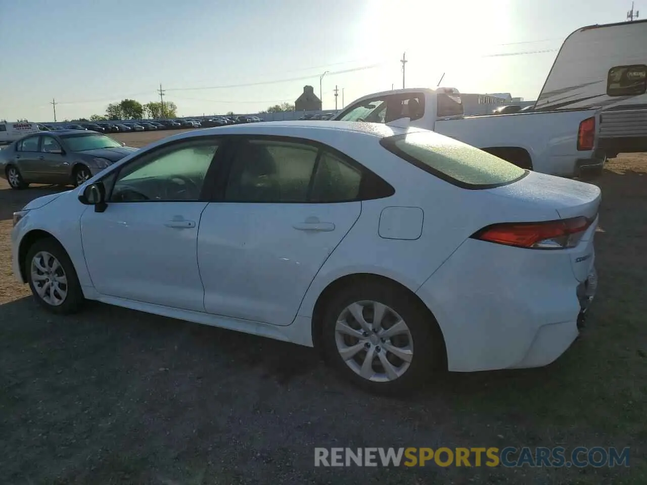 2 Photograph of a damaged car JTDEPRAE7LJ022852 TOYOTA COROLLA 2020
