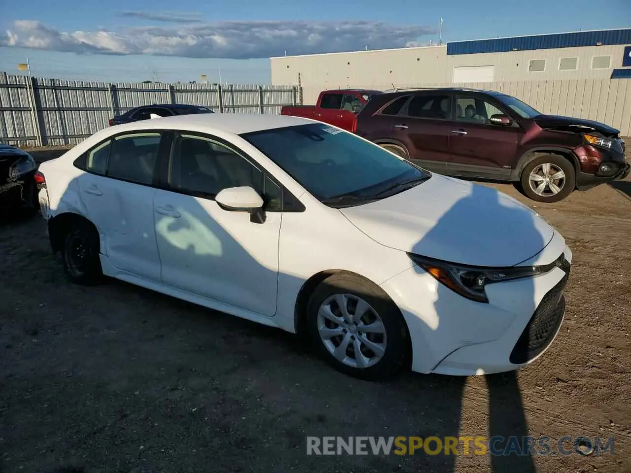4 Photograph of a damaged car JTDEPRAE7LJ022852 TOYOTA COROLLA 2020