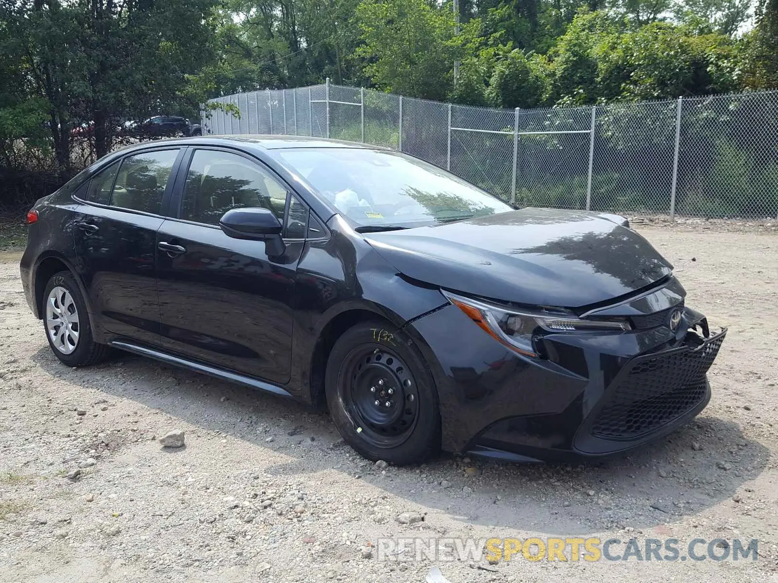 1 Photograph of a damaged car JTDEPRAE7LJ029655 TOYOTA COROLLA 2020
