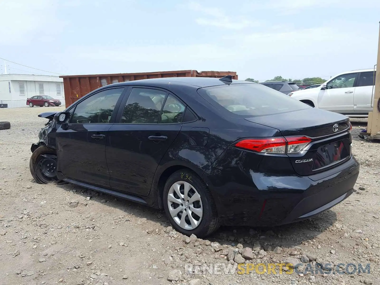 3 Photograph of a damaged car JTDEPRAE7LJ029655 TOYOTA COROLLA 2020