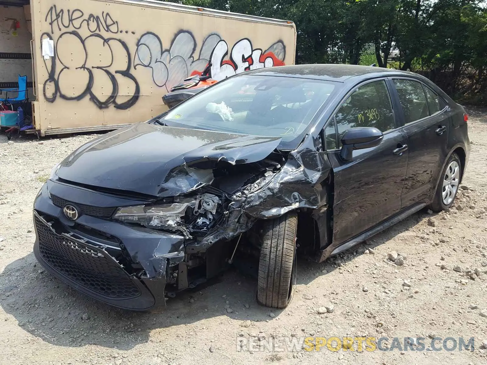 9 Photograph of a damaged car JTDEPRAE7LJ029655 TOYOTA COROLLA 2020
