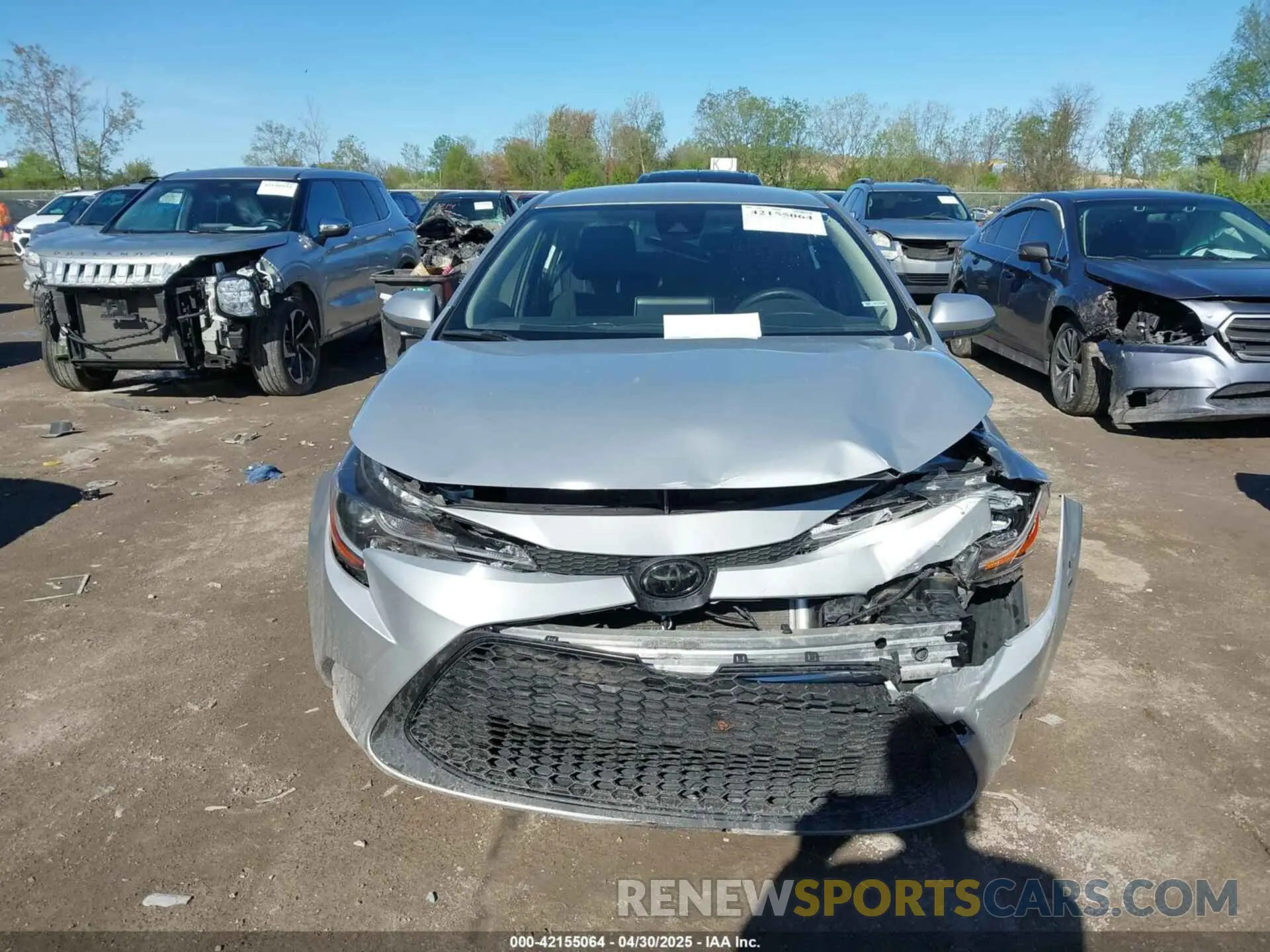 6 Photograph of a damaged car JTDEPRAE7LJ035228 TOYOTA COROLLA 2020