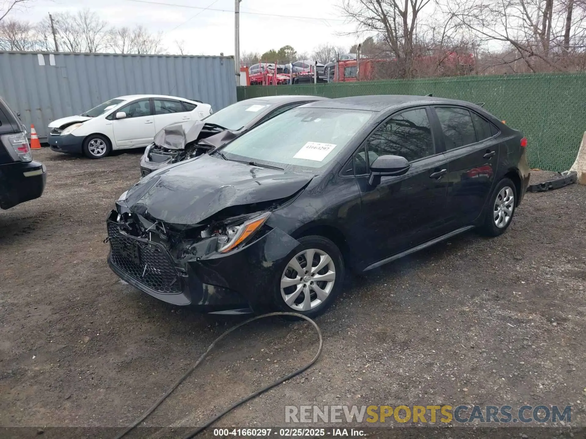 2 Photograph of a damaged car JTDEPRAE7LJ037271 TOYOTA COROLLA 2020