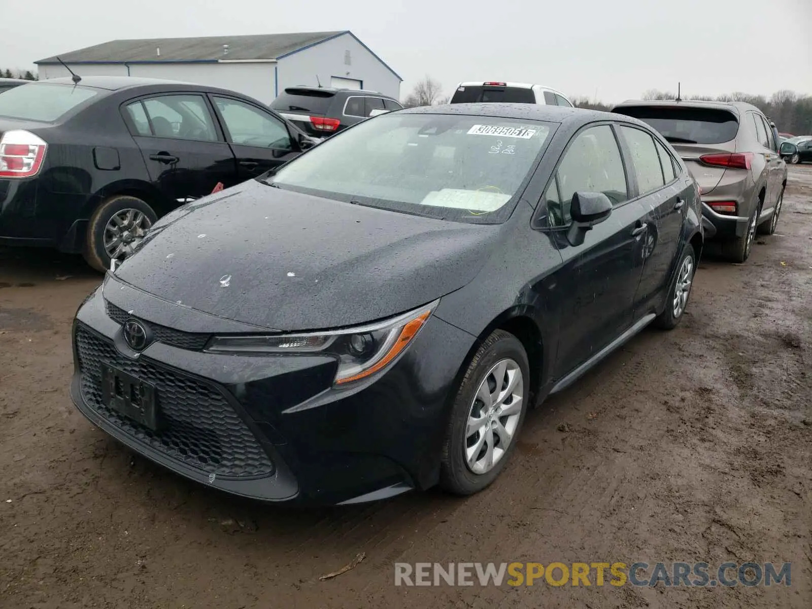 2 Photograph of a damaged car JTDEPRAE7LJ040767 TOYOTA COROLLA 2020