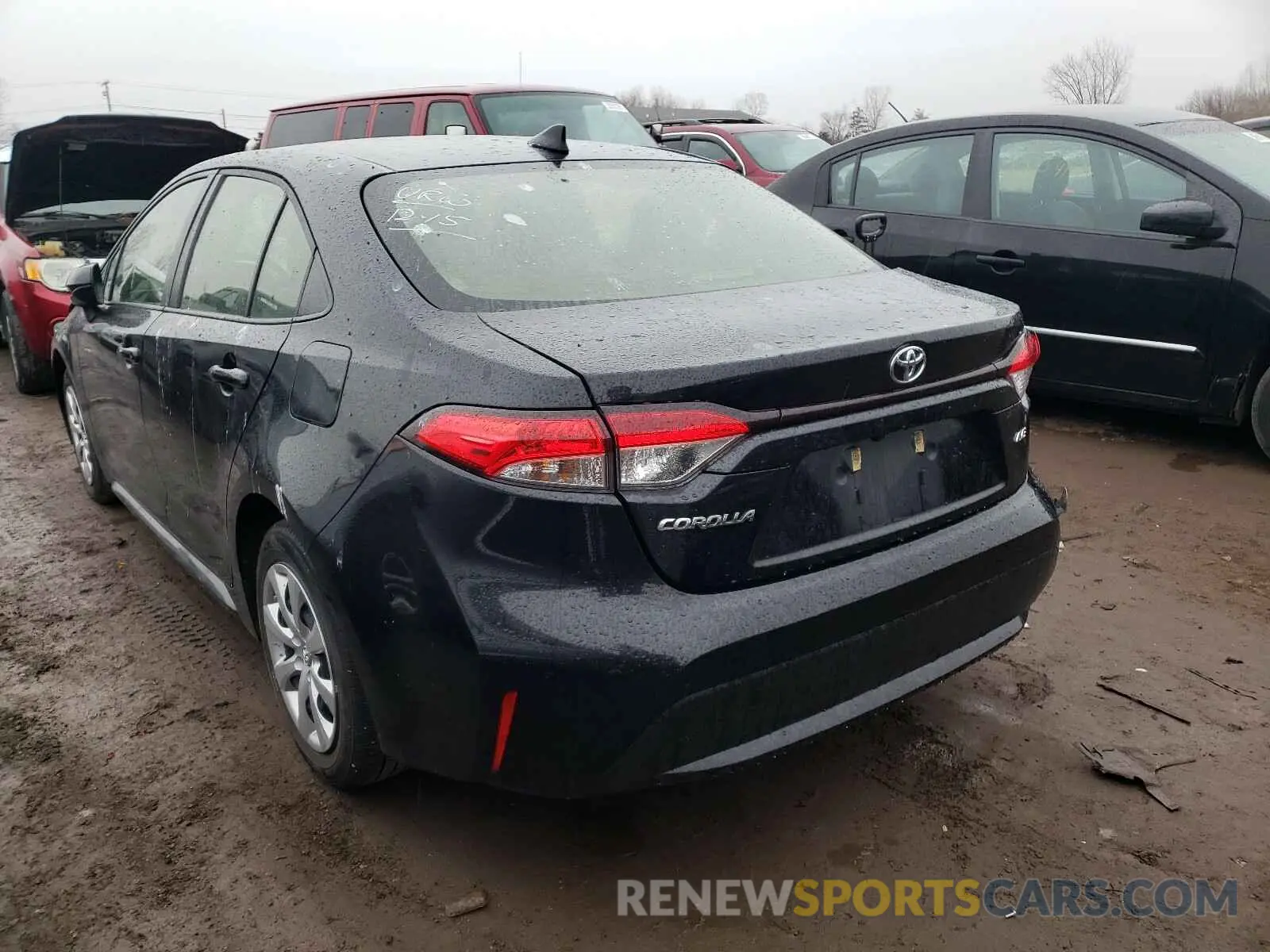 3 Photograph of a damaged car JTDEPRAE7LJ040767 TOYOTA COROLLA 2020