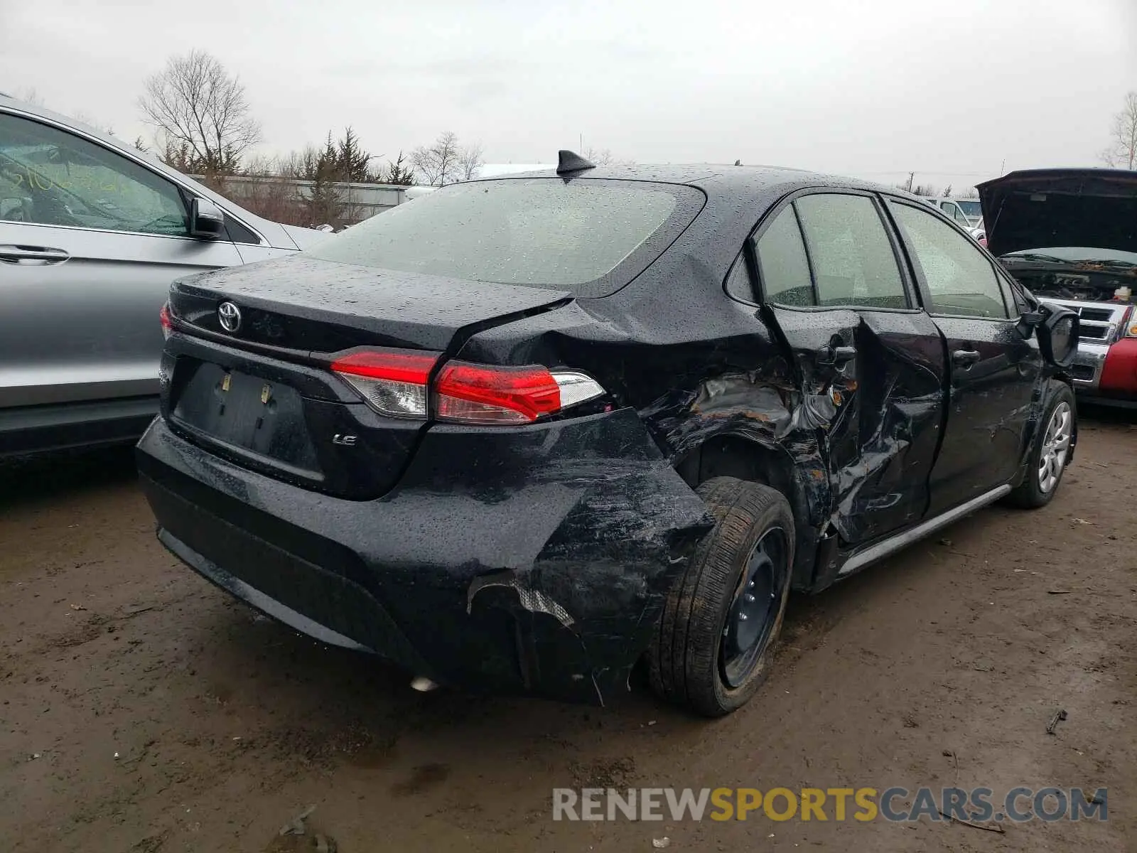 4 Photograph of a damaged car JTDEPRAE7LJ040767 TOYOTA COROLLA 2020