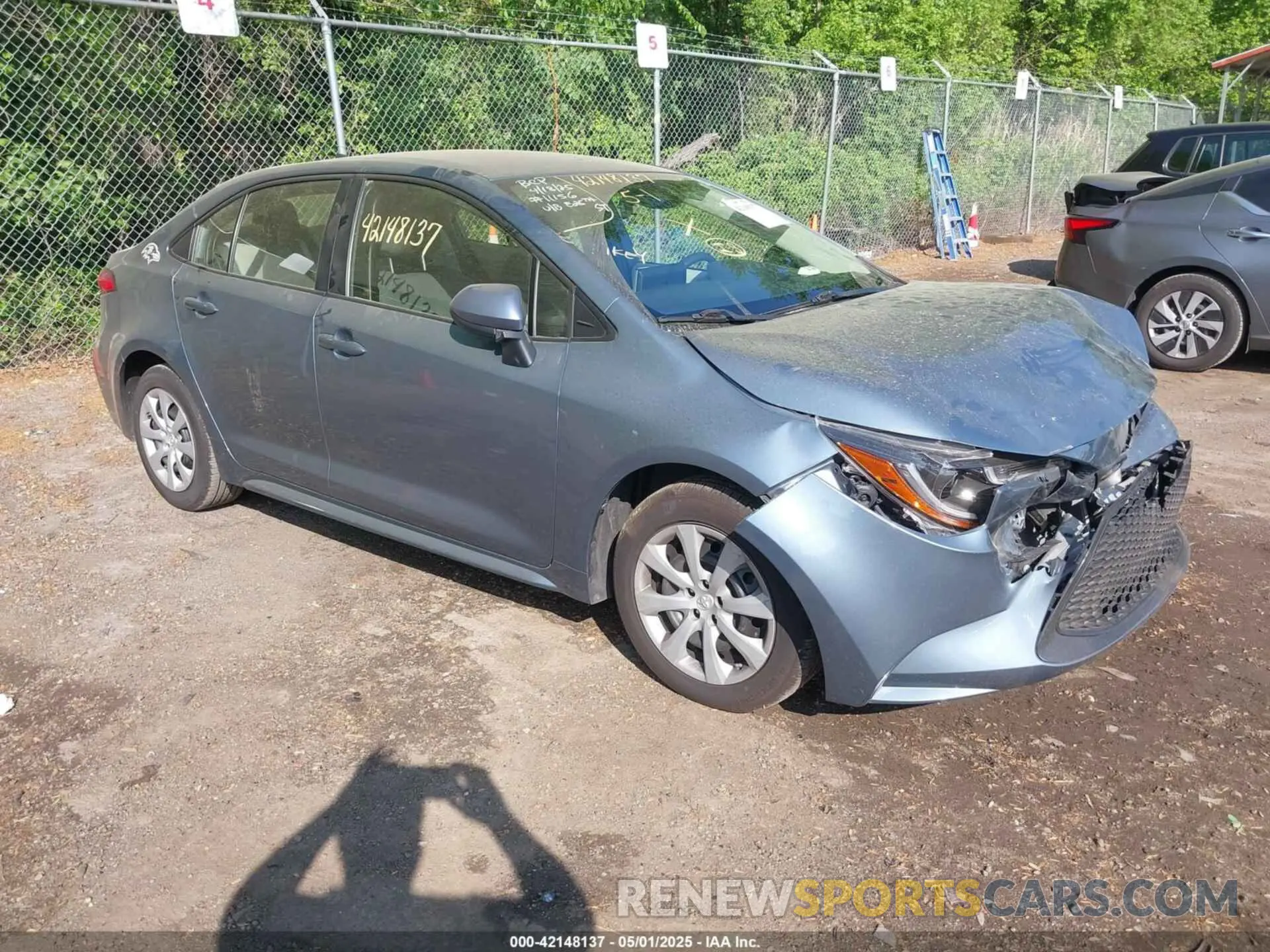 1 Фотография поврежденного автомобиля JTDEPRAE7LJ055060 TOYOTA COROLLA 2020