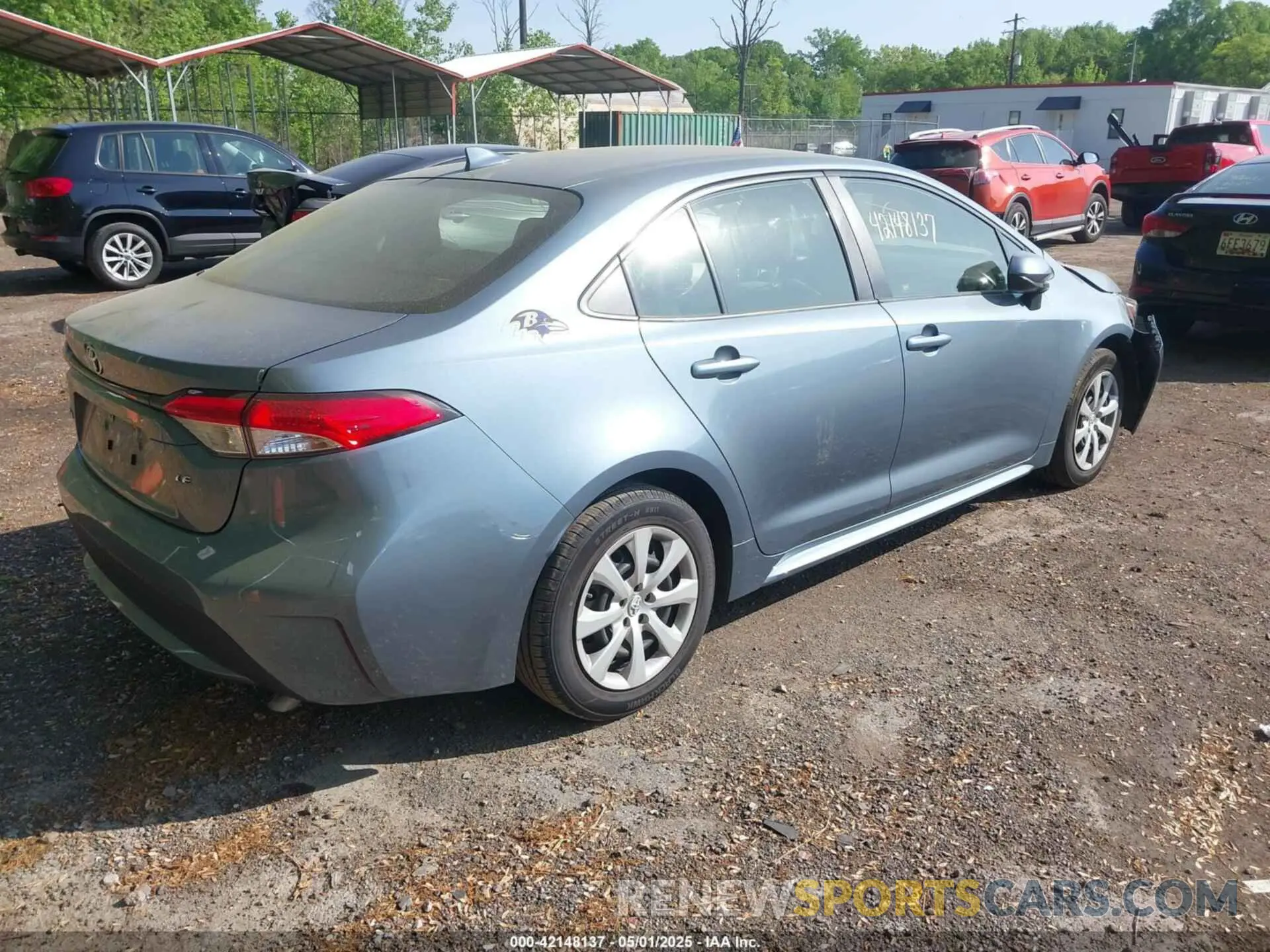 4 Фотография поврежденного автомобиля JTDEPRAE7LJ055060 TOYOTA COROLLA 2020
