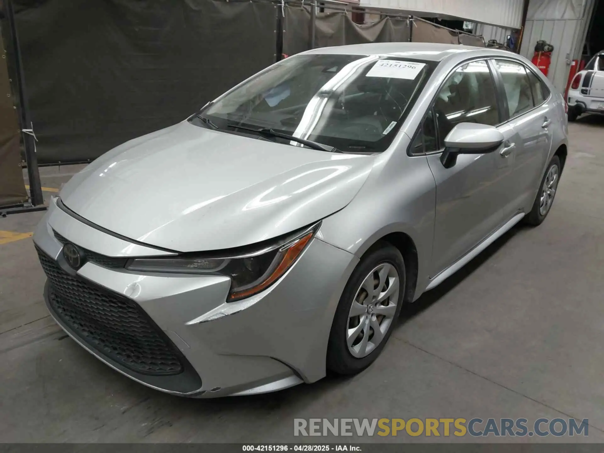 2 Фотография поврежденного автомобиля JTDEPRAE7LJ055205 TOYOTA COROLLA 2020