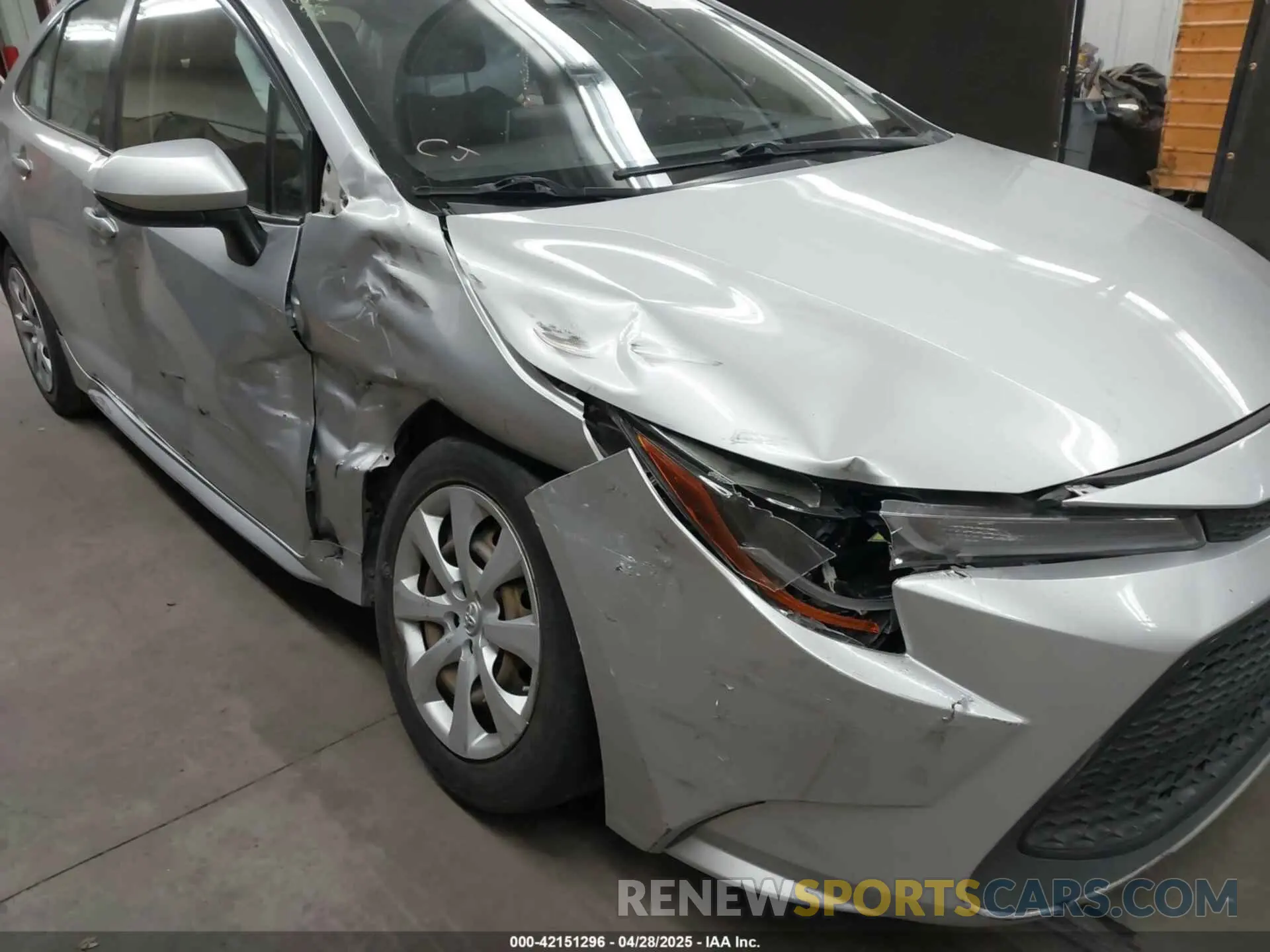 6 Фотография поврежденного автомобиля JTDEPRAE7LJ055205 TOYOTA COROLLA 2020