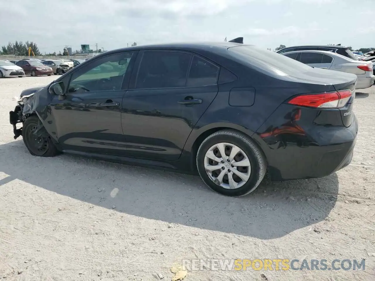 2 Фотография поврежденного автомобиля JTDEPRAE7LJ060999 TOYOTA COROLLA 2020