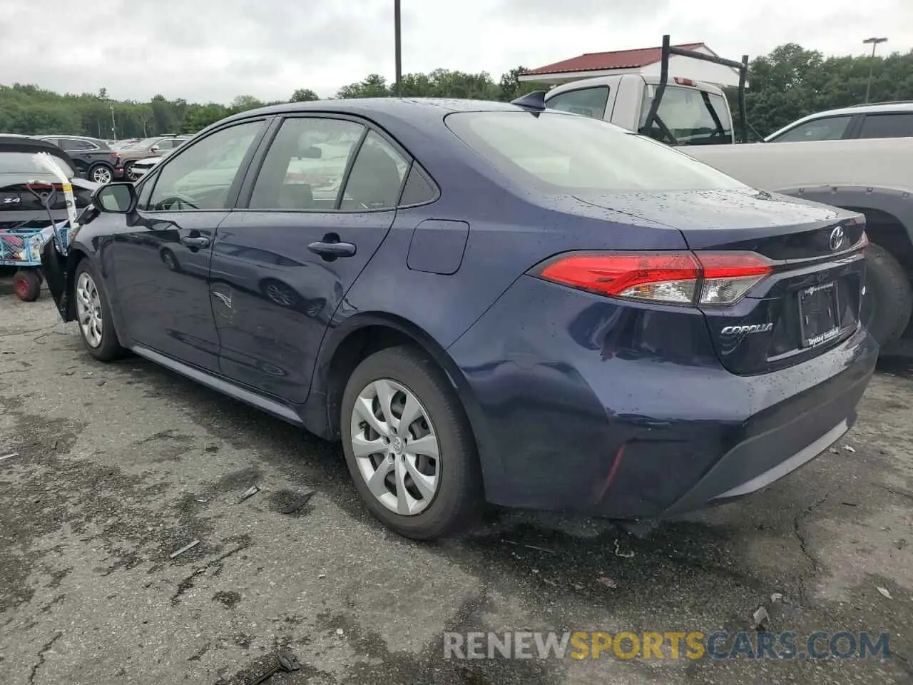 2 Фотография поврежденного автомобиля JTDEPRAE7LJ062798 TOYOTA COROLLA 2020