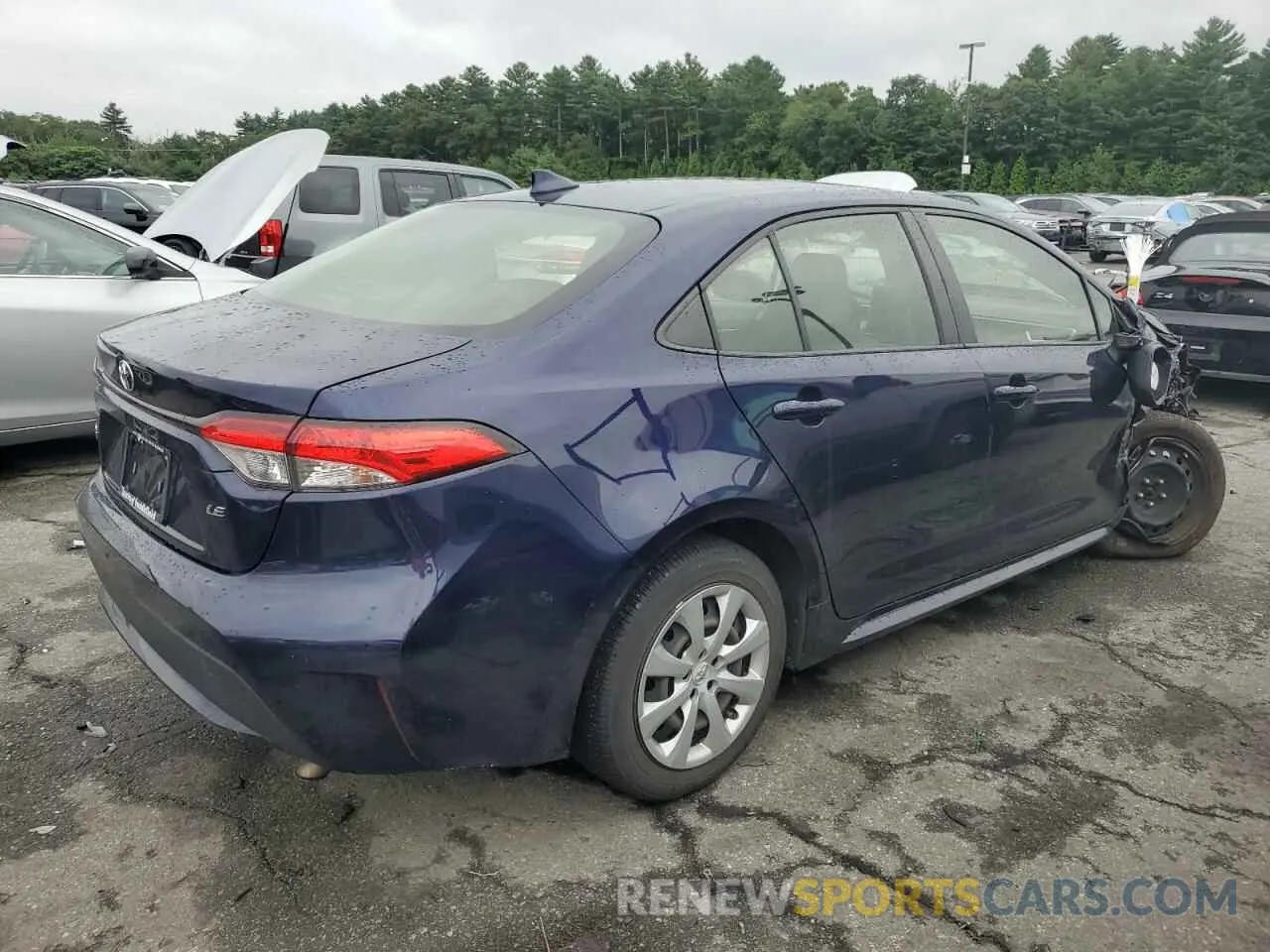 3 Фотография поврежденного автомобиля JTDEPRAE7LJ062798 TOYOTA COROLLA 2020