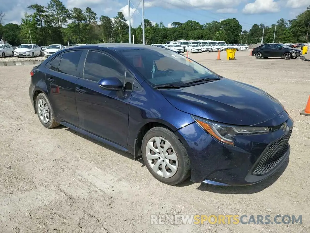 4 Photograph of a damaged car JTDEPRAE7LJ063546 TOYOTA COROLLA 2020