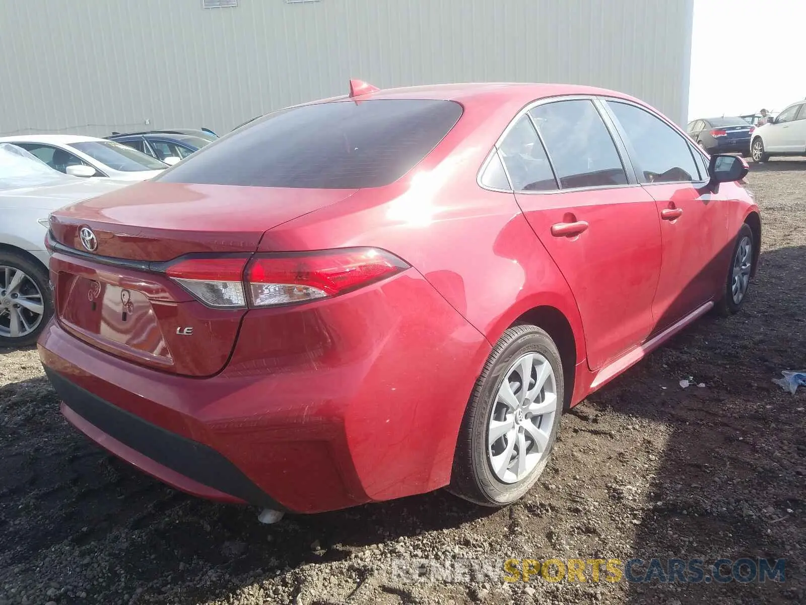 4 Photograph of a damaged car JTDEPRAE7LJ067452 TOYOTA COROLLA 2020