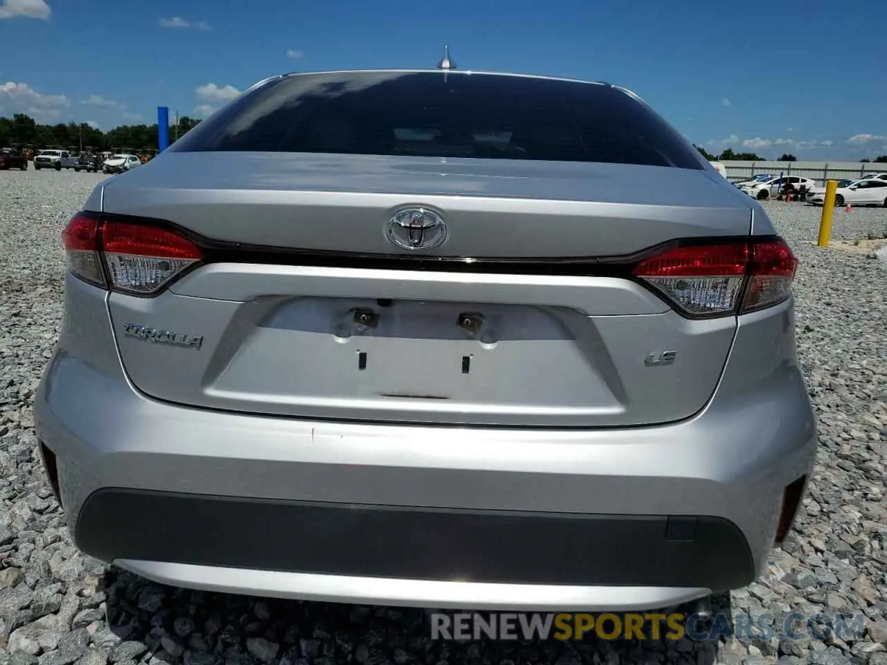 6 Photograph of a damaged car JTDEPRAE7LJ068875 TOYOTA COROLLA 2020