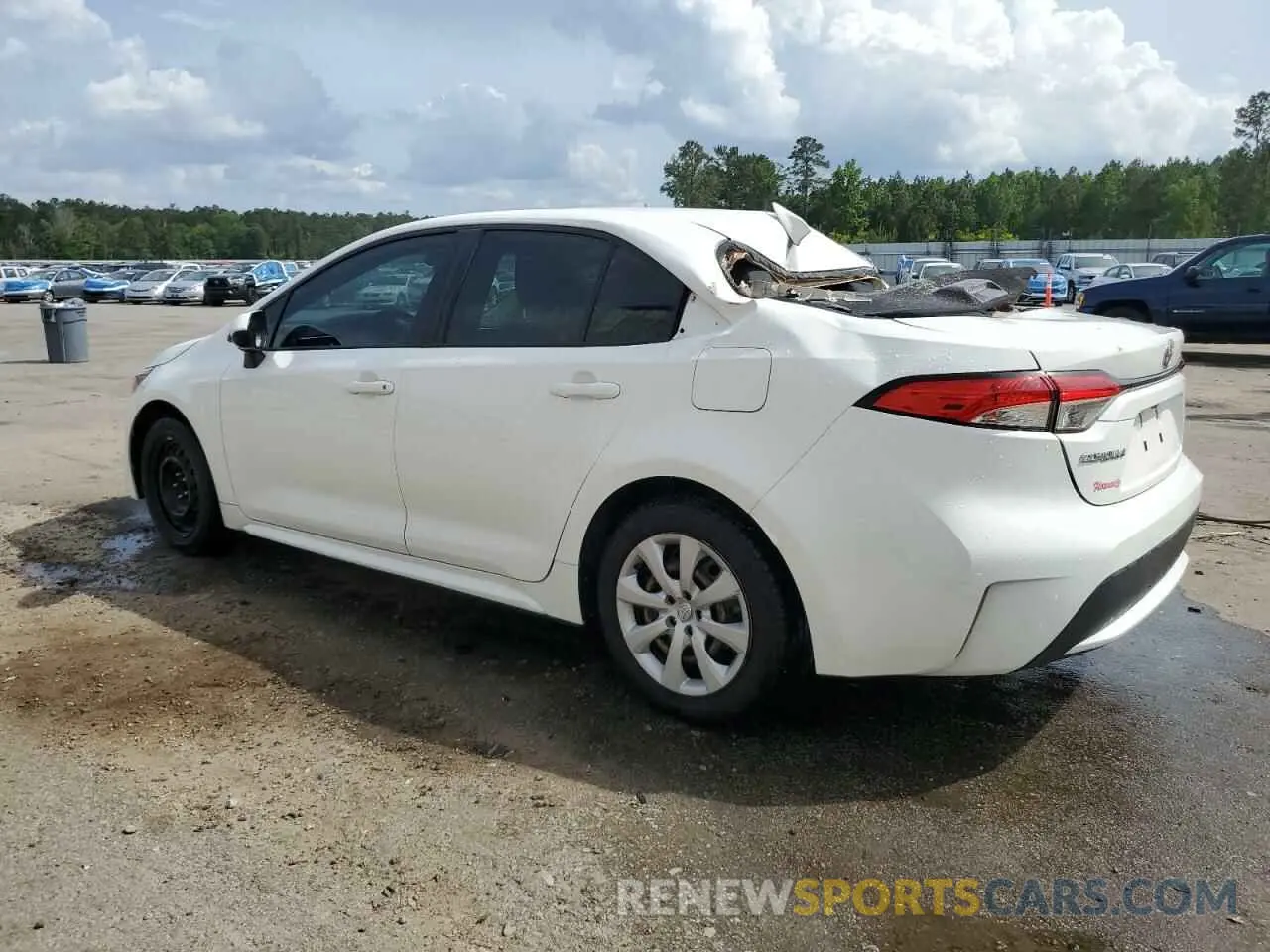 2 Фотография поврежденного автомобиля JTDEPRAE7LJ078662 TOYOTA COROLLA 2020