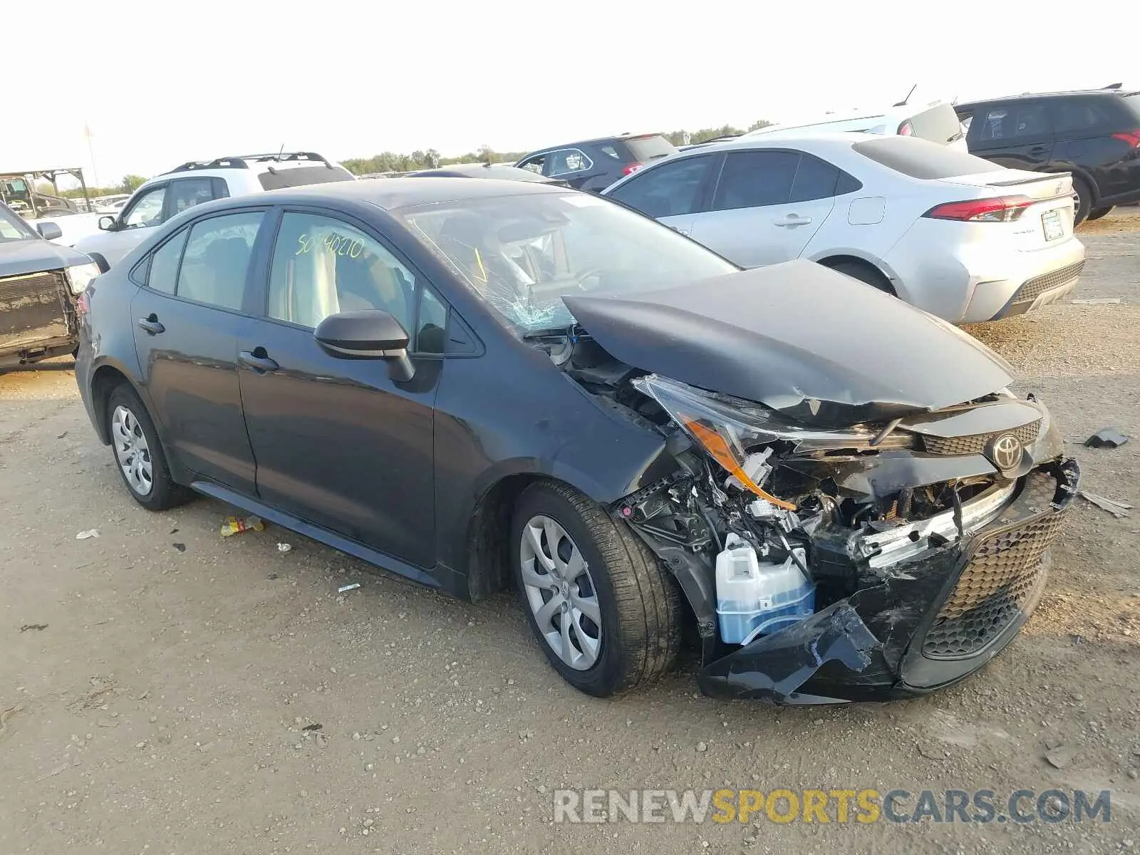 1 Photograph of a damaged car JTDEPRAE7LJ082565 TOYOTA COROLLA 2020