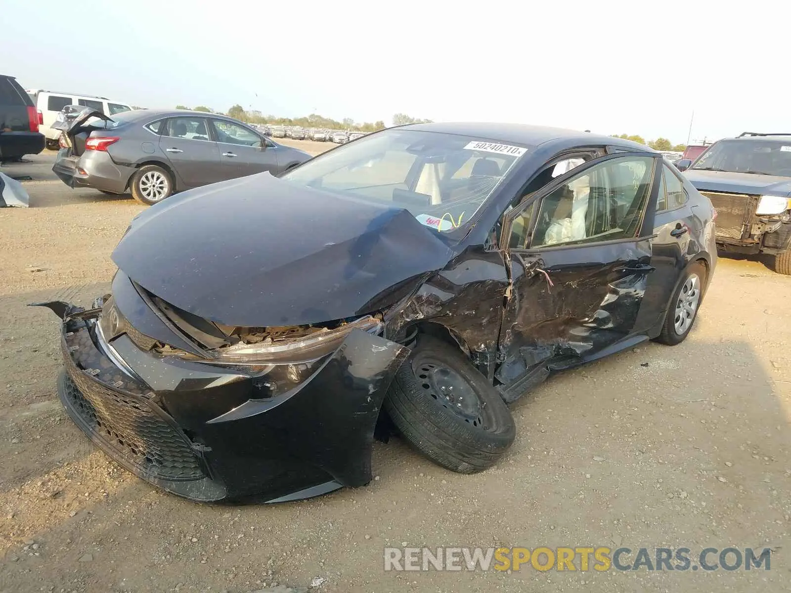 2 Photograph of a damaged car JTDEPRAE7LJ082565 TOYOTA COROLLA 2020