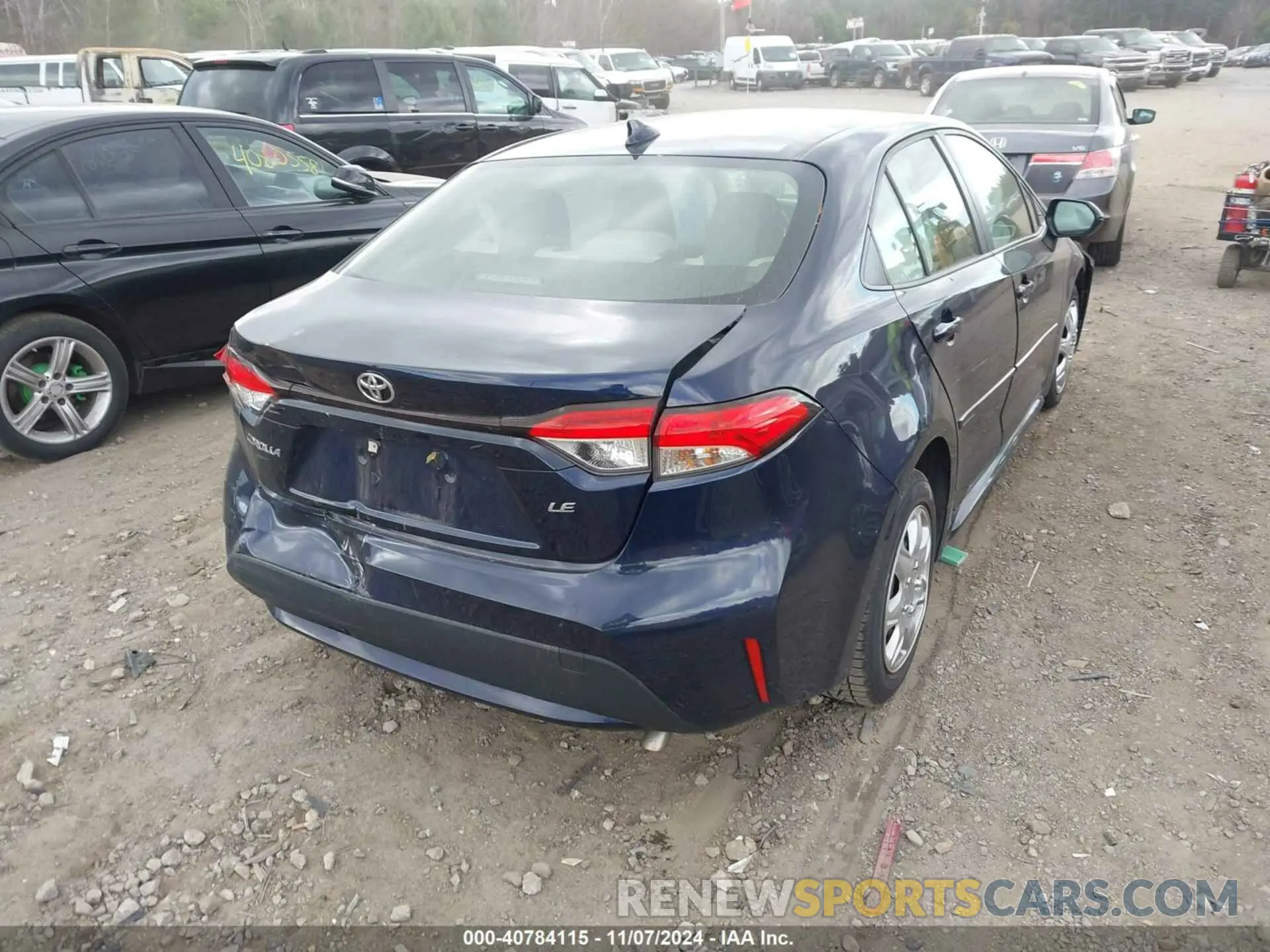 4 Photograph of a damaged car JTDEPRAE7LJ091038 TOYOTA COROLLA 2020