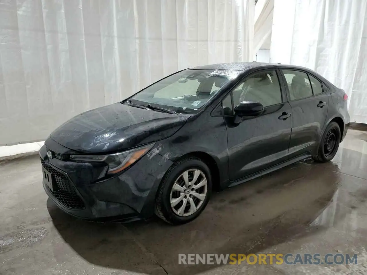 1 Photograph of a damaged car JTDEPRAE7LJ093002 TOYOTA COROLLA 2020
