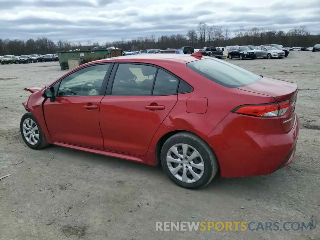 2 Фотография поврежденного автомобиля JTDEPRAE7LJ096191 TOYOTA COROLLA 2020