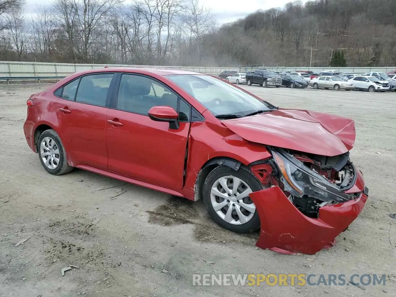 4 Фотография поврежденного автомобиля JTDEPRAE7LJ096191 TOYOTA COROLLA 2020