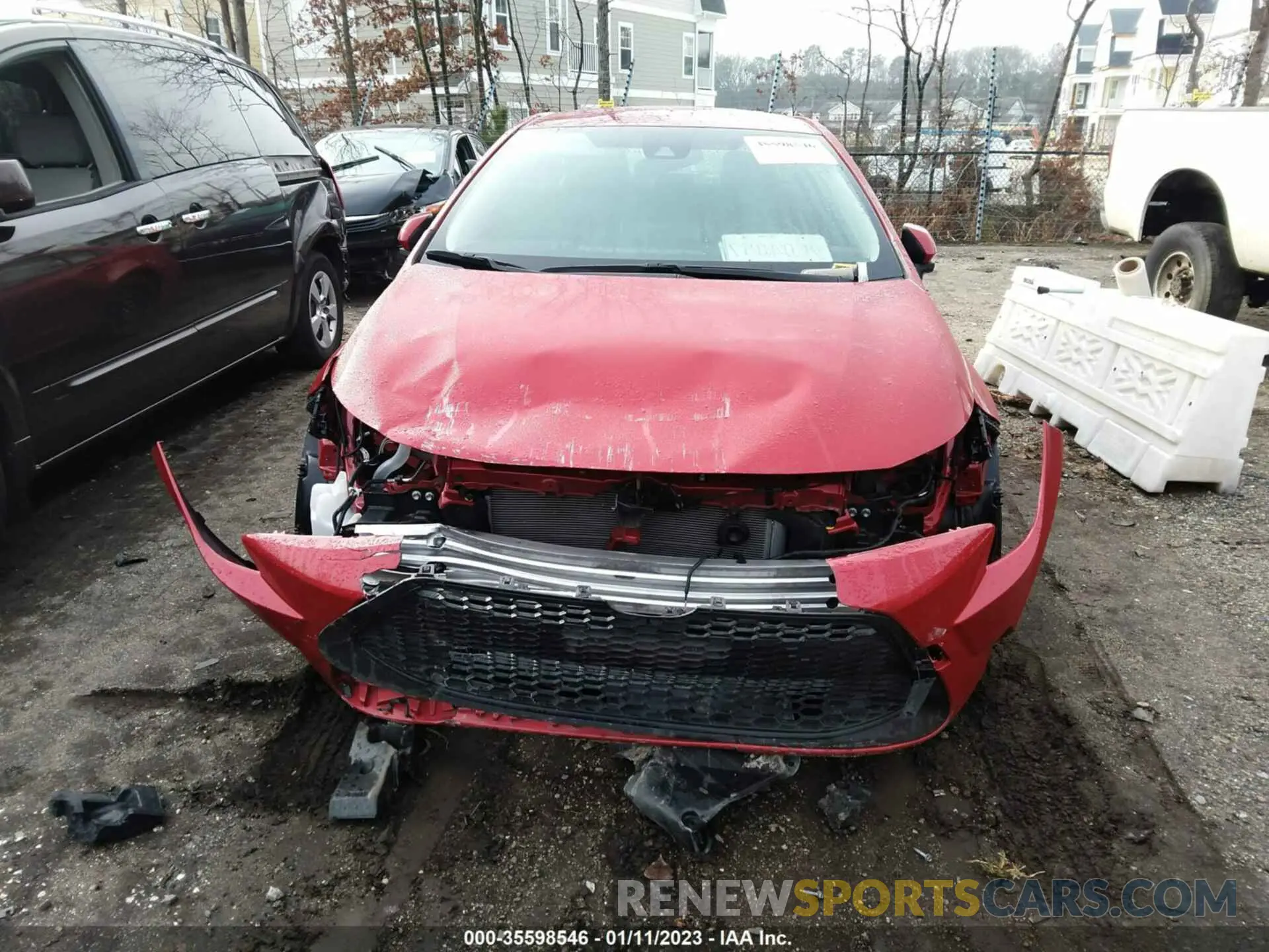 6 Photograph of a damaged car JTDEPRAE7LJ103771 TOYOTA COROLLA 2020
