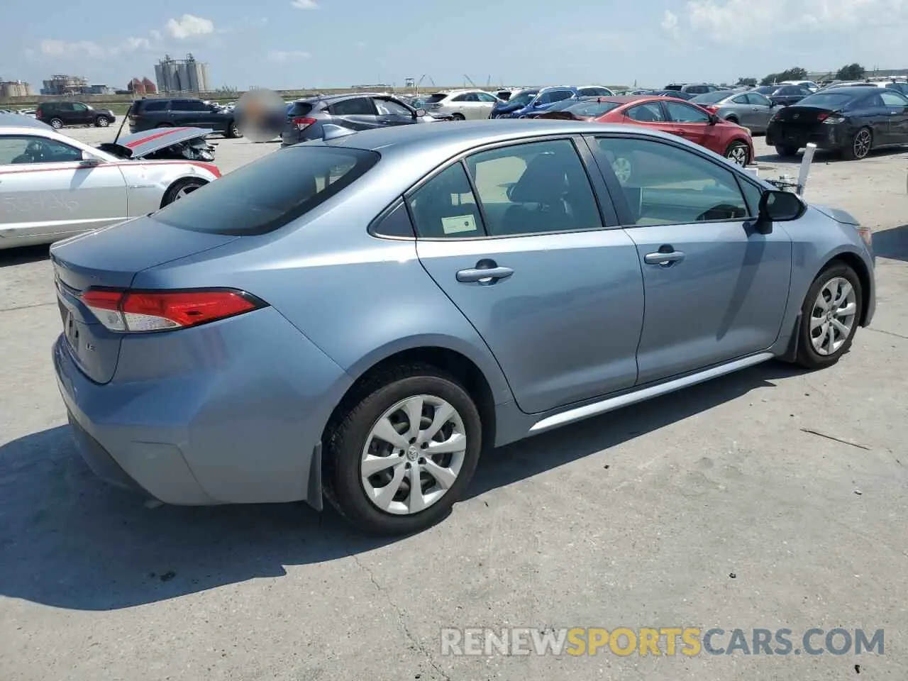 3 Photograph of a damaged car JTDEPRAE7LJ112048 TOYOTA COROLLA 2020