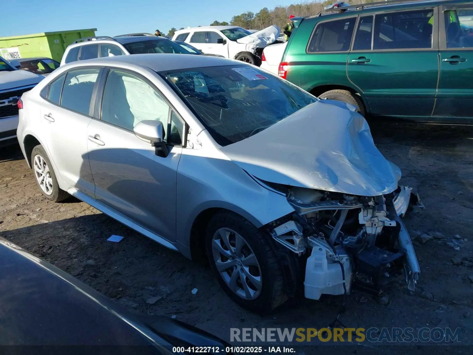 12 Photograph of a damaged car JTDEPRAE7LJ113796 TOYOTA COROLLA 2020