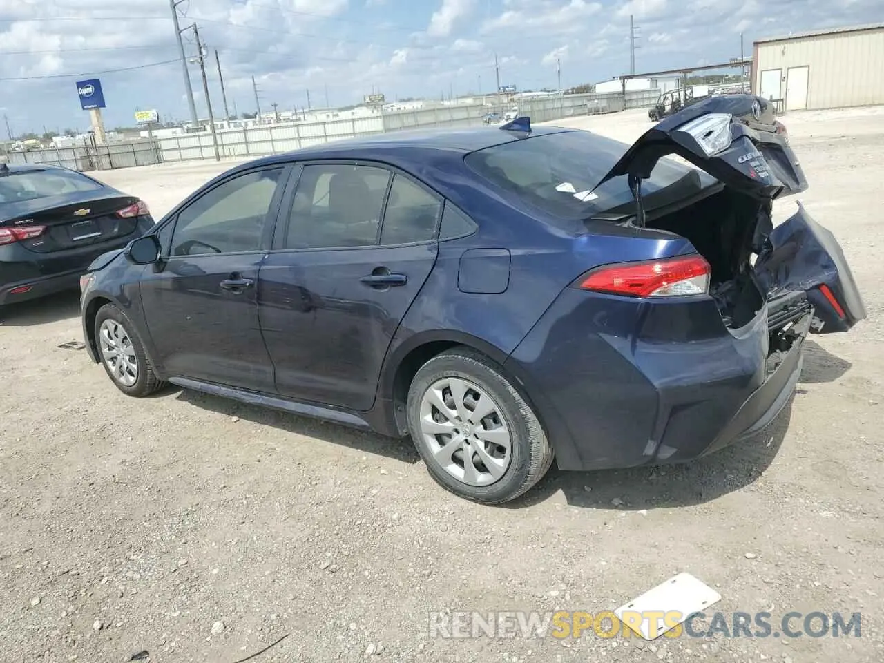 2 Photograph of a damaged car JTDEPRAE7LJ114169 TOYOTA COROLLA 2020