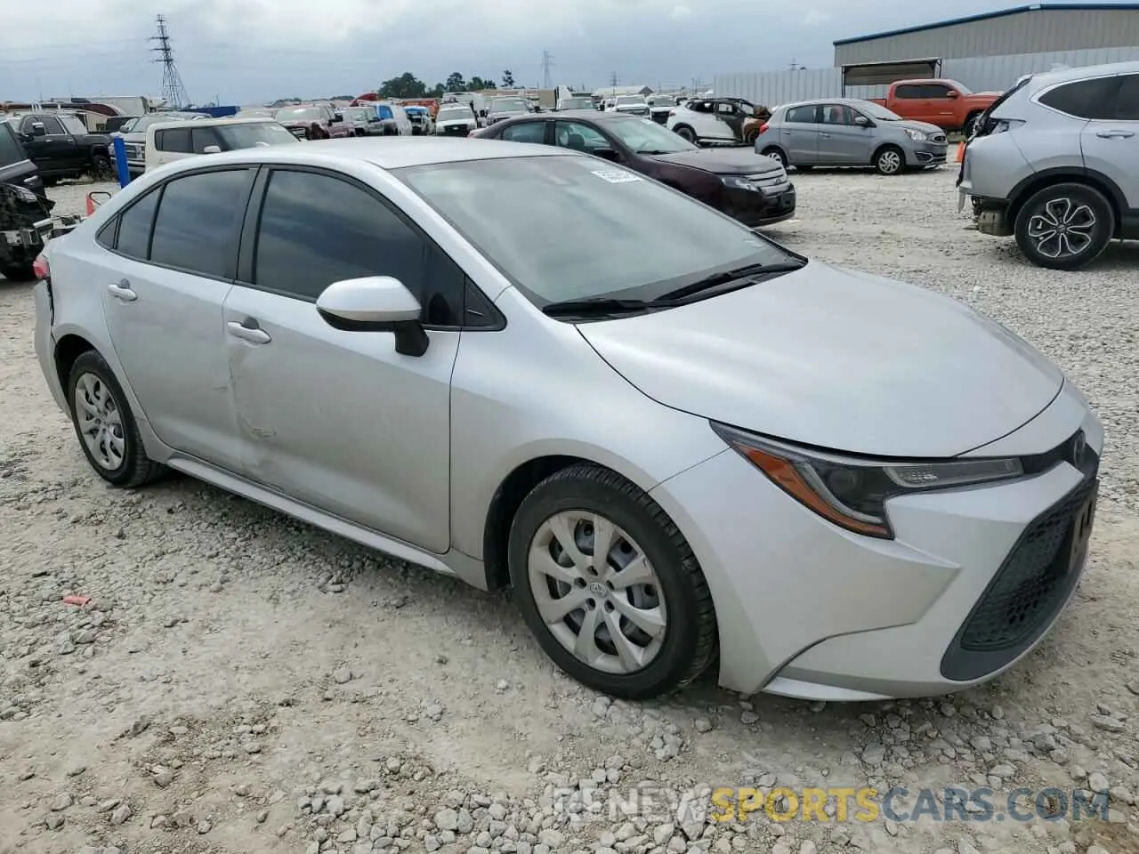 4 Фотография поврежденного автомобиля JTDEPRAE7LJ114754 TOYOTA COROLLA 2020