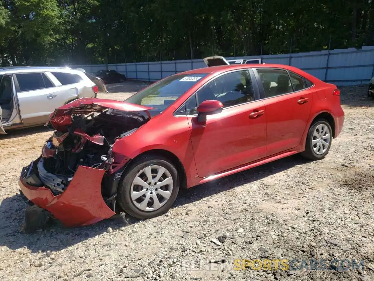 1 Фотография поврежденного автомобиля JTDEPRAE8LJ001881 TOYOTA COROLLA 2020